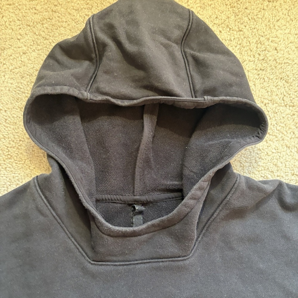 Lululemon French Terry Oversized Pullover Hoodie Men's Large M3DFCS Black - Picture 3 of 9